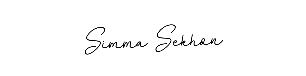 Make a beautiful signature design for name Simma Sekhon. With this signature (BallpointsItalic-DORy9) style, you can create a handwritten signature for free. Simma Sekhon signature style 11 images and pictures png