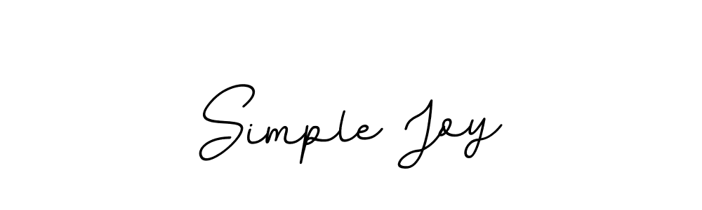 Create a beautiful signature design for name Simple Joy. With this signature (BallpointsItalic-DORy9) fonts, you can make a handwritten signature for free. Simple Joy signature style 11 images and pictures png