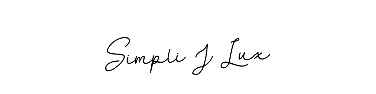 How to make Simpli J Lux signature? BallpointsItalic-DORy9 is a professional autograph style. Create handwritten signature for Simpli J Lux name. Simpli J Lux signature style 11 images and pictures png