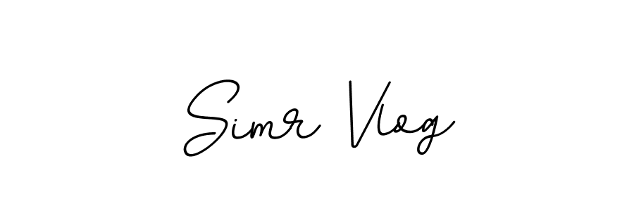You should practise on your own different ways (BallpointsItalic-DORy9) to write your name (Simr Vlog) in signature. don't let someone else do it for you. Simr Vlog signature style 11 images and pictures png