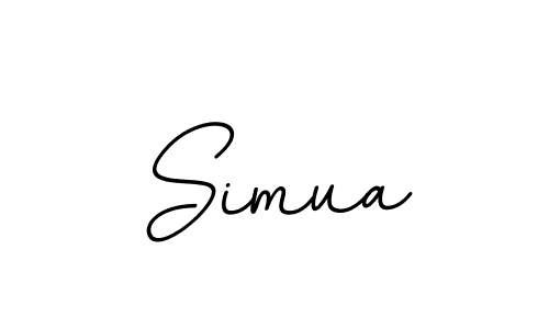 How to make Simua name signature. Use BallpointsItalic-DORy9 style for creating short signs online. This is the latest handwritten sign. Simua signature style 11 images and pictures png