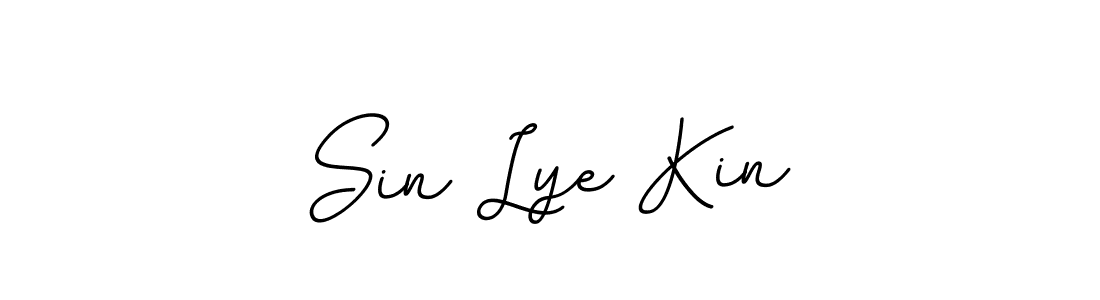 This is the best signature style for the Sin Lye Kin name. Also you like these signature font (BallpointsItalic-DORy9). Mix name signature. Sin Lye Kin signature style 11 images and pictures png