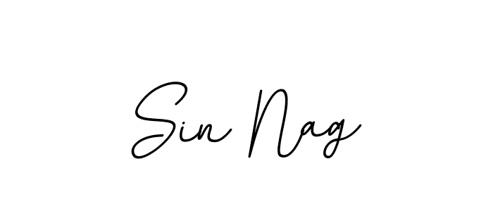 How to Draw Sin Nag signature style? BallpointsItalic-DORy9 is a latest design signature styles for name Sin Nag. Sin Nag signature style 11 images and pictures png