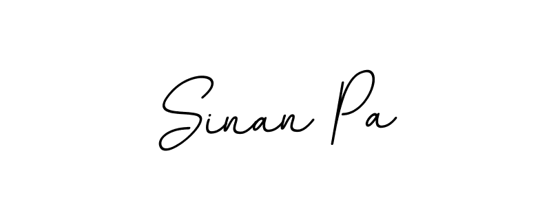 You should practise on your own different ways (BallpointsItalic-DORy9) to write your name (Sinan Pa) in signature. don't let someone else do it for you. Sinan Pa signature style 11 images and pictures png
