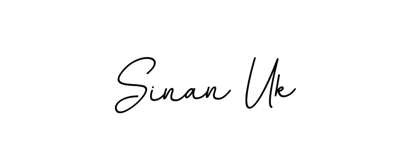 The best way (BallpointsItalic-DORy9) to make a short signature is to pick only two or three words in your name. The name Sinan Uk include a total of six letters. For converting this name. Sinan Uk signature style 11 images and pictures png