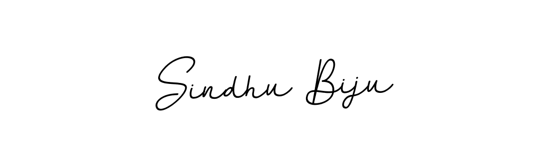 Create a beautiful signature design for name Sindhu Biju. With this signature (BallpointsItalic-DORy9) fonts, you can make a handwritten signature for free. Sindhu Biju signature style 11 images and pictures png