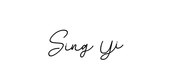 Also You can easily find your signature by using the search form. We will create Sing Yi name handwritten signature images for you free of cost using BallpointsItalic-DORy9 sign style. Sing Yi signature style 11 images and pictures png