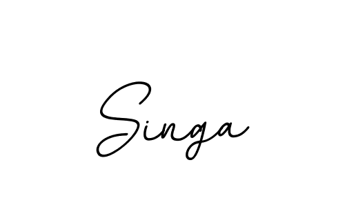 Make a beautiful signature design for name Singa. With this signature (BallpointsItalic-DORy9) style, you can create a handwritten signature for free. Singa signature style 11 images and pictures png