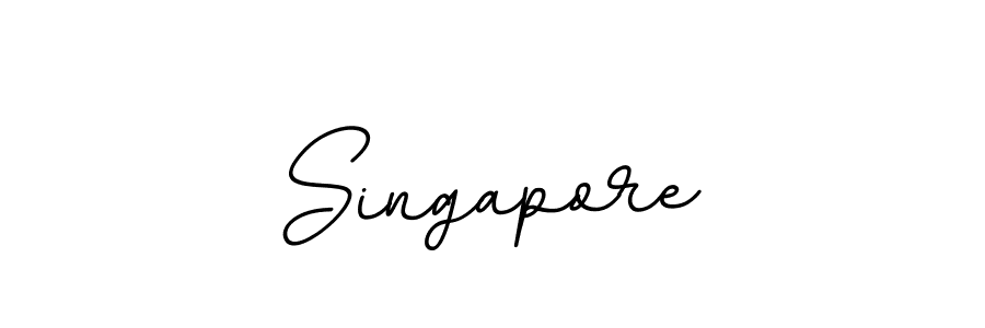 You should practise on your own different ways (BallpointsItalic-DORy9) to write your name (Singapore) in signature. don't let someone else do it for you. Singapore signature style 11 images and pictures png