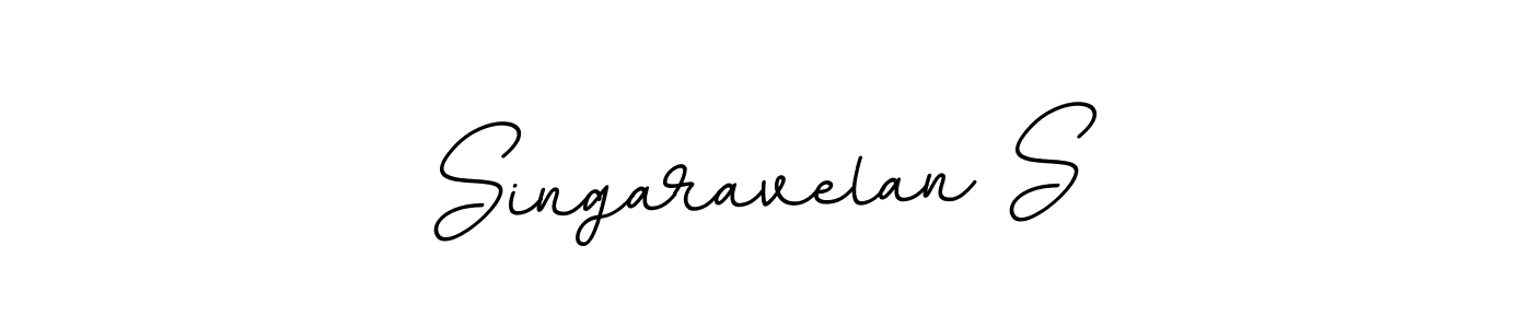 Make a beautiful signature design for name Singaravelan S. With this signature (BallpointsItalic-DORy9) style, you can create a handwritten signature for free. Singaravelan S signature style 11 images and pictures png