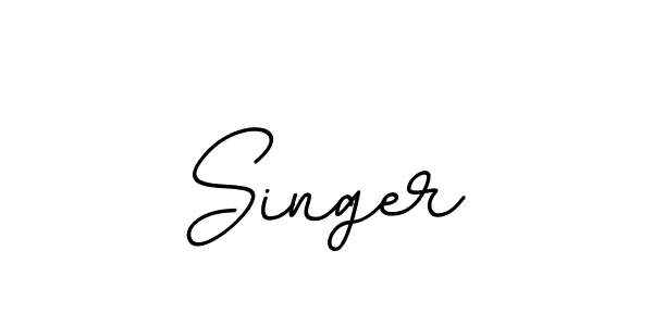 Design your own signature with our free online signature maker. With this signature software, you can create a handwritten (BallpointsItalic-DORy9) signature for name Singer. Singer signature style 11 images and pictures png