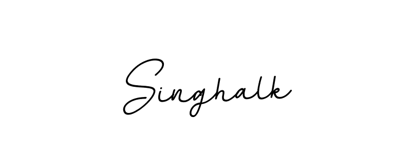 Make a beautiful signature design for name Singhalk. With this signature (BallpointsItalic-DORy9) style, you can create a handwritten signature for free. Singhalk signature style 11 images and pictures png