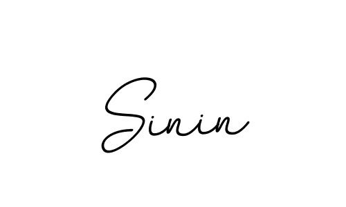 Design your own signature with our free online signature maker. With this signature software, you can create a handwritten (BallpointsItalic-DORy9) signature for name Sinin. Sinin signature style 11 images and pictures png