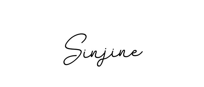 Make a beautiful signature design for name Sinjine. With this signature (BallpointsItalic-DORy9) style, you can create a handwritten signature for free. Sinjine signature style 11 images and pictures png