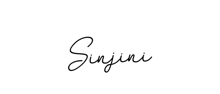 Create a beautiful signature design for name Sinjini. With this signature (BallpointsItalic-DORy9) fonts, you can make a handwritten signature for free. Sinjini signature style 11 images and pictures png