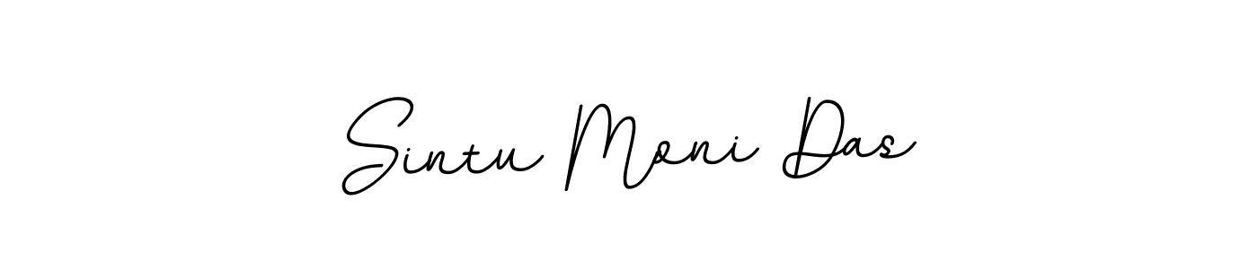 Sintu Moni Das stylish signature style. Best Handwritten Sign (BallpointsItalic-DORy9) for my name. Handwritten Signature Collection Ideas for my name Sintu Moni Das. Sintu Moni Das signature style 11 images and pictures png