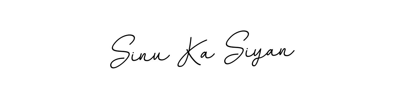 Create a beautiful signature design for name Sinu Ka Siyan. With this signature (BallpointsItalic-DORy9) fonts, you can make a handwritten signature for free. Sinu Ka Siyan signature style 11 images and pictures png