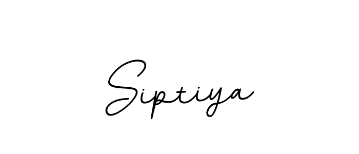 How to make Siptiya name signature. Use BallpointsItalic-DORy9 style for creating short signs online. This is the latest handwritten sign. Siptiya signature style 11 images and pictures png