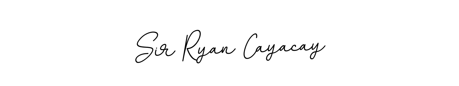 Similarly BallpointsItalic-DORy9 is the best handwritten signature design. Signature creator online .You can use it as an online autograph creator for name Sir Ryan Cayacay. Sir Ryan Cayacay signature style 11 images and pictures png