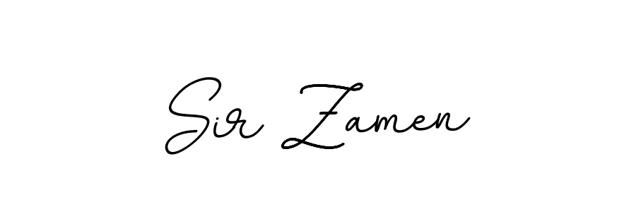 if you are searching for the best signature style for your name Sir Zamen. so please give up your signature search. here we have designed multiple signature styles  using BallpointsItalic-DORy9. Sir Zamen signature style 11 images and pictures png