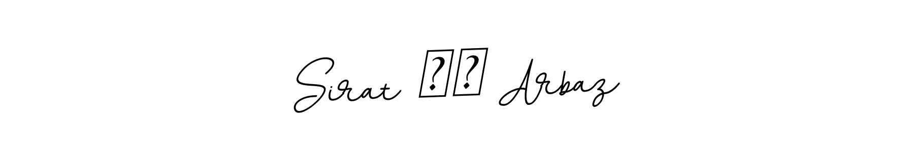 It looks lik you need a new signature style for name Sirat ❤️ Arbaz. Design unique handwritten (BallpointsItalic-DORy9) signature with our free signature maker in just a few clicks. Sirat ❤️ Arbaz signature style 11 images and pictures png