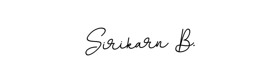 Also You can easily find your signature by using the search form. We will create Sirikarn B. name handwritten signature images for you free of cost using BallpointsItalic-DORy9 sign style. Sirikarn B. signature style 11 images and pictures png