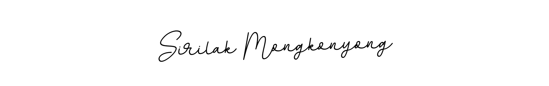 Use a signature maker to create a handwritten signature online. With this signature software, you can design (BallpointsItalic-DORy9) your own signature for name Sirilak Mongkonyong. Sirilak Mongkonyong signature style 11 images and pictures png