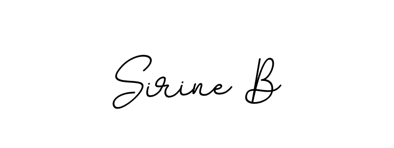 Also we have Sirine B name is the best signature style. Create professional handwritten signature collection using BallpointsItalic-DORy9 autograph style. Sirine B signature style 11 images and pictures png