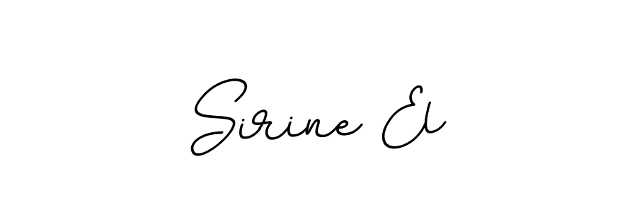 You should practise on your own different ways (BallpointsItalic-DORy9) to write your name (Sirine El) in signature. don't let someone else do it for you. Sirine El signature style 11 images and pictures png