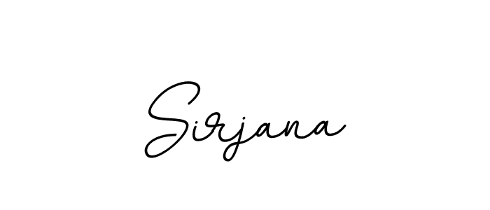 Make a beautiful signature design for name Sirjana. With this signature (BallpointsItalic-DORy9) style, you can create a handwritten signature for free. Sirjana signature style 11 images and pictures png