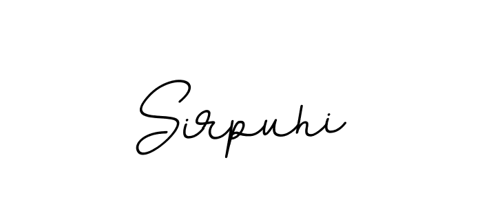 Also You can easily find your signature by using the search form. We will create Sirpuhi name handwritten signature images for you free of cost using BallpointsItalic-DORy9 sign style. Sirpuhi signature style 11 images and pictures png