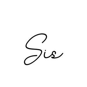 Sis stylish signature style. Best Handwritten Sign (BallpointsItalic-DORy9) for my name. Handwritten Signature Collection Ideas for my name Sis. Sis signature style 11 images and pictures png