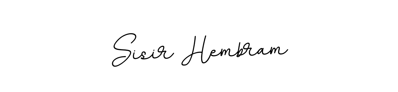 Similarly BallpointsItalic-DORy9 is the best handwritten signature design. Signature creator online .You can use it as an online autograph creator for name Sisir Hembram. Sisir Hembram signature style 11 images and pictures png