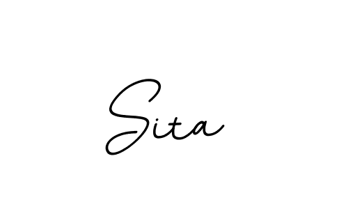 Sita  stylish signature style. Best Handwritten Sign (BallpointsItalic-DORy9) for my name. Handwritten Signature Collection Ideas for my name Sita . Sita  signature style 11 images and pictures png