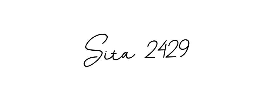 Create a beautiful signature design for name Sita 2429. With this signature (BallpointsItalic-DORy9) fonts, you can make a handwritten signature for free. Sita 2429 signature style 11 images and pictures png