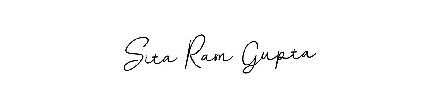 The best way (BallpointsItalic-DORy9) to make a short signature is to pick only two or three words in your name. The name Sita Ram Gupta include a total of six letters. For converting this name. Sita Ram Gupta signature style 11 images and pictures png