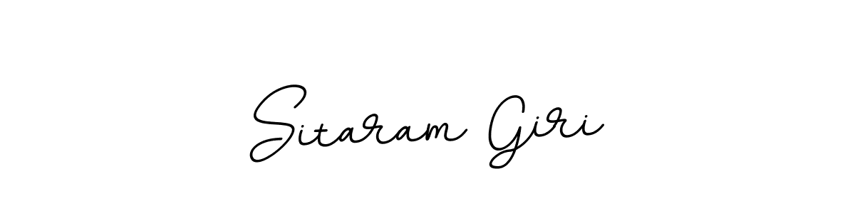 Design your own signature with our free online signature maker. With this signature software, you can create a handwritten (BallpointsItalic-DORy9) signature for name Sitaram Giri. Sitaram Giri signature style 11 images and pictures png