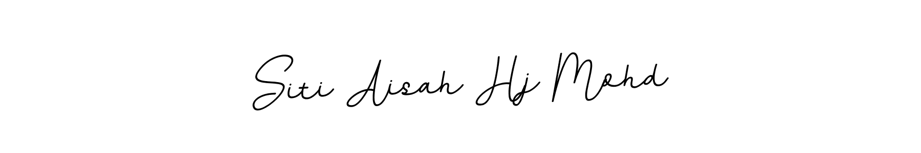 You should practise on your own different ways (BallpointsItalic-DORy9) to write your name (Siti Aisah Hj Mohd) in signature. don't let someone else do it for you. Siti Aisah Hj Mohd signature style 11 images and pictures png