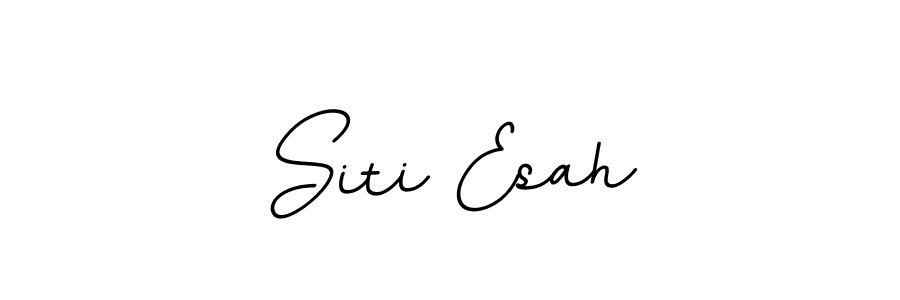 Create a beautiful signature design for name Siti Esah. With this signature (BallpointsItalic-DORy9) fonts, you can make a handwritten signature for free. Siti Esah signature style 11 images and pictures png