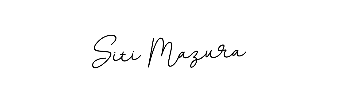 Siti Mazura stylish signature style. Best Handwritten Sign (BallpointsItalic-DORy9) for my name. Handwritten Signature Collection Ideas for my name Siti Mazura. Siti Mazura signature style 11 images and pictures png