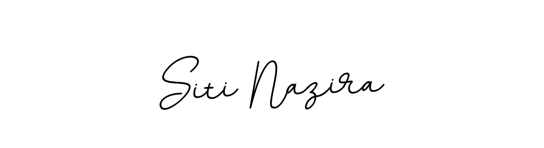 How to make Siti Nazira name signature. Use BallpointsItalic-DORy9 style for creating short signs online. This is the latest handwritten sign. Siti Nazira signature style 11 images and pictures png