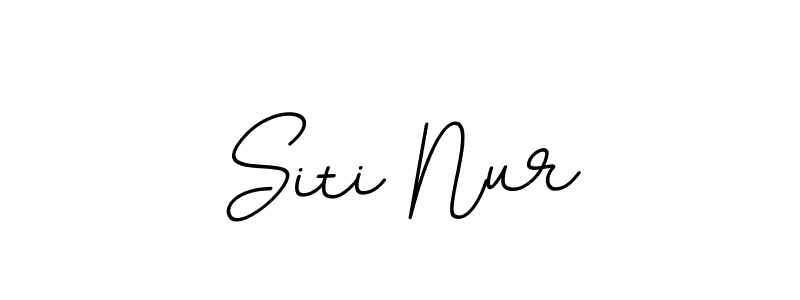 Also we have Siti Nur name is the best signature style. Create professional handwritten signature collection using BallpointsItalic-DORy9 autograph style. Siti Nur signature style 11 images and pictures png