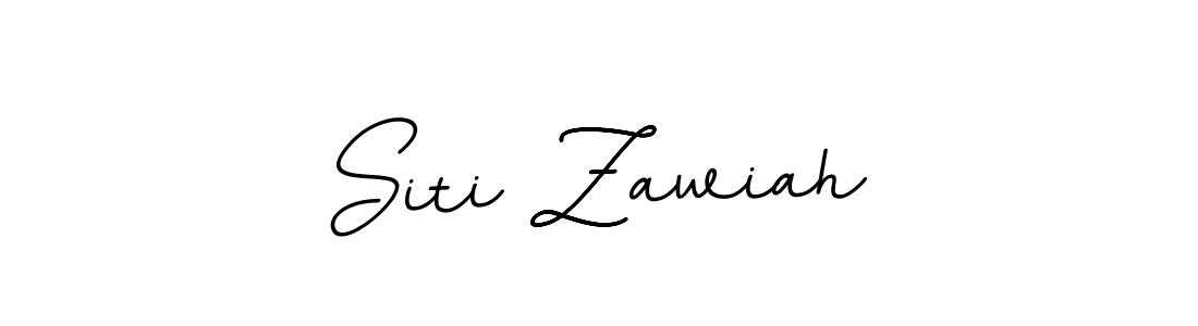 The best way (BallpointsItalic-DORy9) to make a short signature is to pick only two or three words in your name. The name Siti Zawiah include a total of six letters. For converting this name. Siti Zawiah signature style 11 images and pictures png