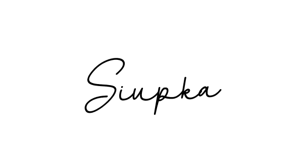 Design your own signature with our free online signature maker. With this signature software, you can create a handwritten (BallpointsItalic-DORy9) signature for name Siupka. Siupka signature style 11 images and pictures png