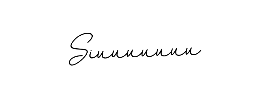 Make a beautiful signature design for name Siuuuuuuu. With this signature (BallpointsItalic-DORy9) style, you can create a handwritten signature for free. Siuuuuuuu signature style 11 images and pictures png