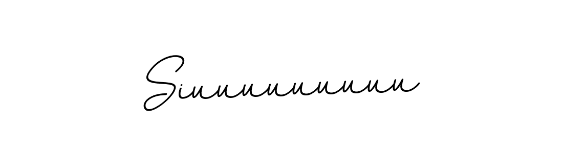 Use a signature maker to create a handwritten signature online. With this signature software, you can design (BallpointsItalic-DORy9) your own signature for name Siuuuuuuuuu. Siuuuuuuuuu signature style 11 images and pictures png