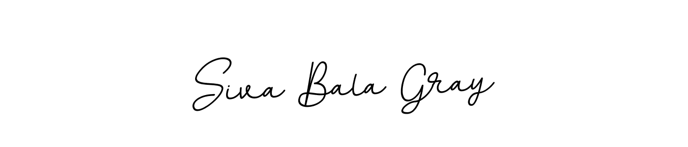 How to make Siva Bala Gray name signature. Use BallpointsItalic-DORy9 style for creating short signs online. This is the latest handwritten sign. Siva Bala Gray signature style 11 images and pictures png