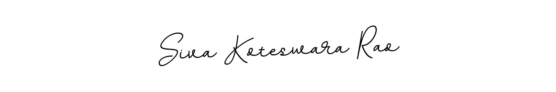The best way (BallpointsItalic-DORy9) to make a short signature is to pick only two or three words in your name. The name Siva Koteswara Rao include a total of six letters. For converting this name. Siva Koteswara Rao signature style 11 images and pictures png