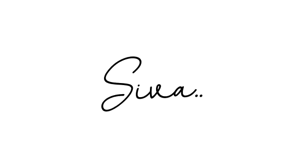 Siva.. stylish signature style. Best Handwritten Sign (BallpointsItalic-DORy9) for my name. Handwritten Signature Collection Ideas for my name Siva... Siva.. signature style 11 images and pictures png