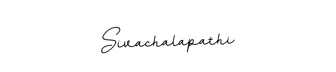 You should practise on your own different ways (BallpointsItalic-DORy9) to write your name (Sivachalapathi) in signature. don't let someone else do it for you. Sivachalapathi signature style 11 images and pictures png